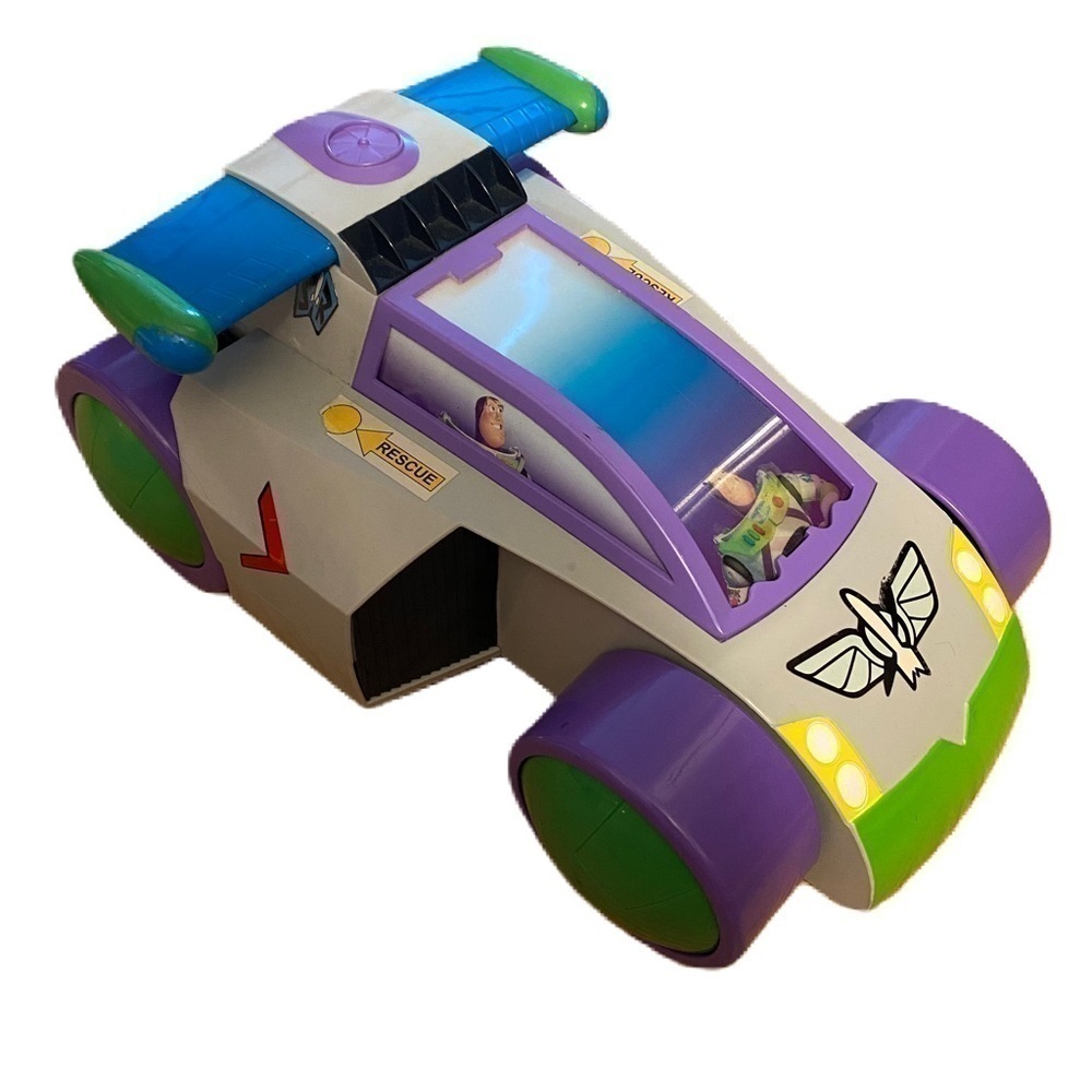 Disney Toy Story Buzz Lightyear 2005 Space Vehicle Planet Toys Car Gray Purple
